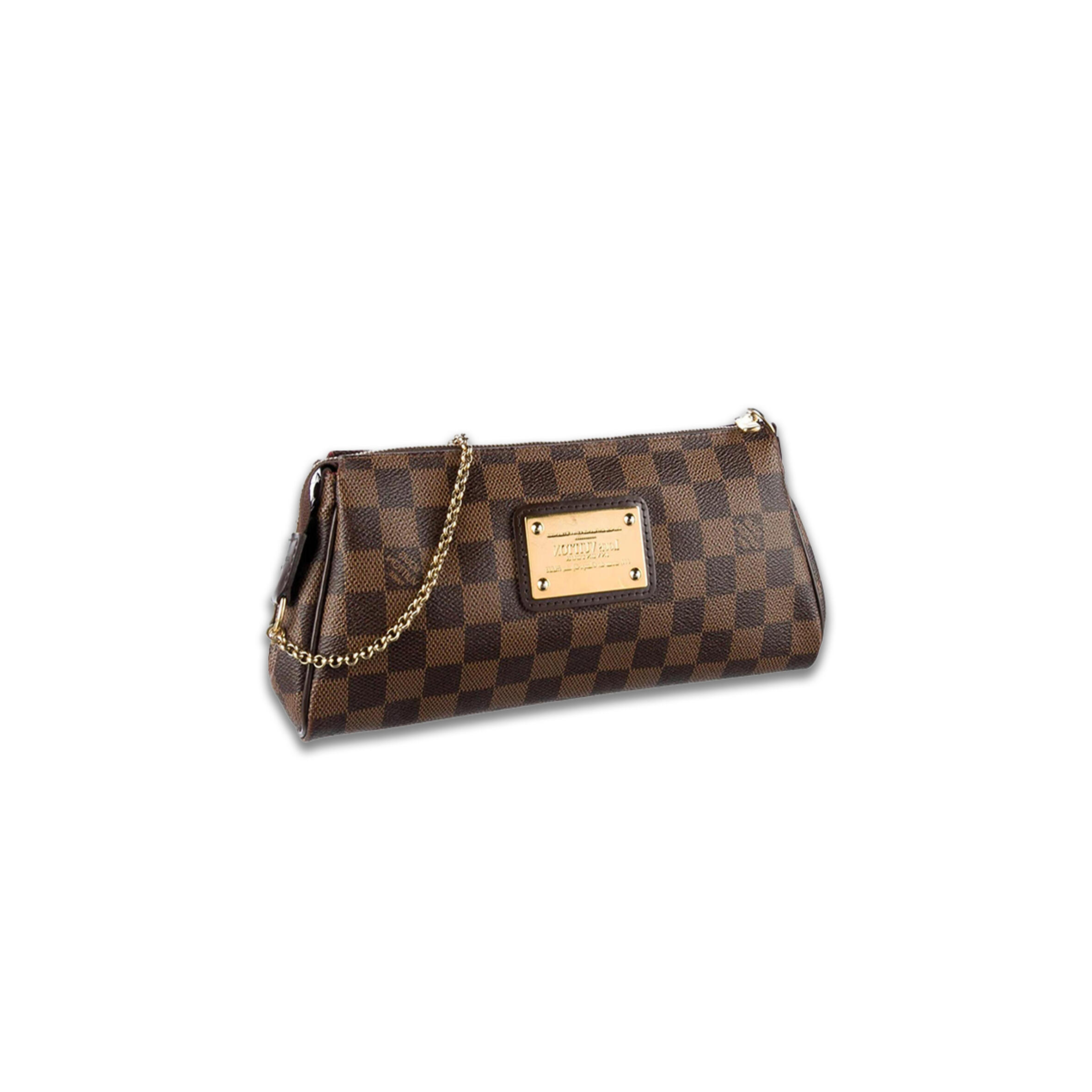 LOUIS VUITTON DAMIER EBENE EVA CLUTCH BAG M55214 (25*13*4cm)
